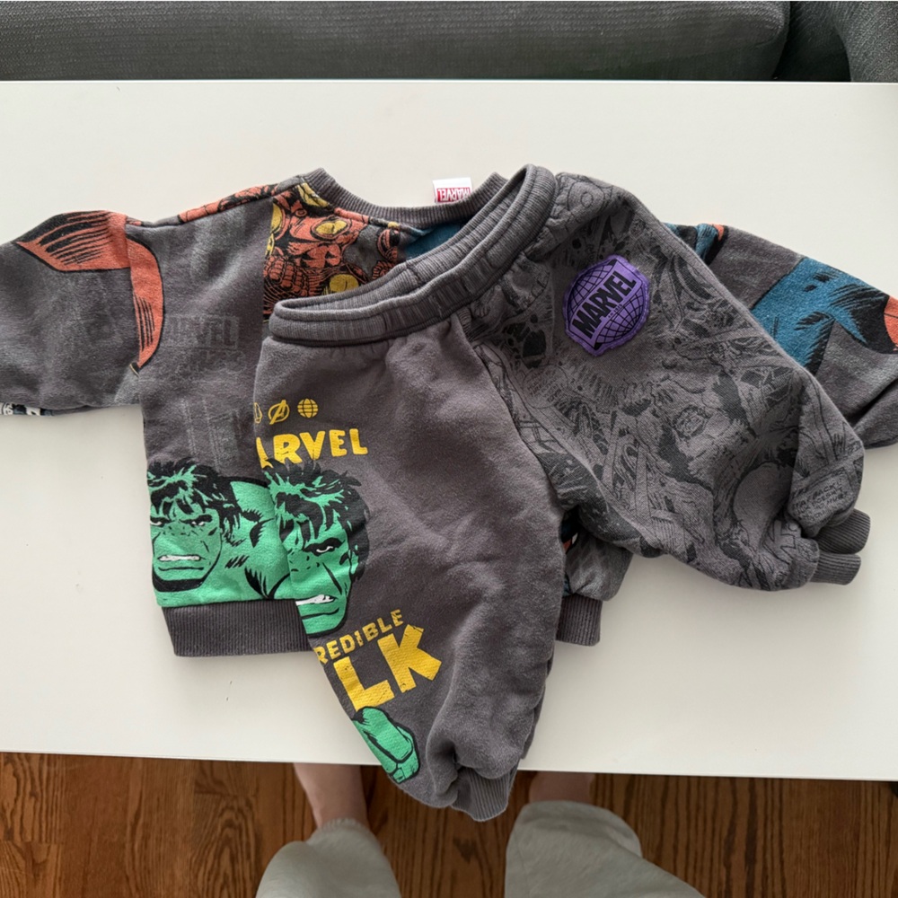 ZARA MARVEL SET 12-18 month baby